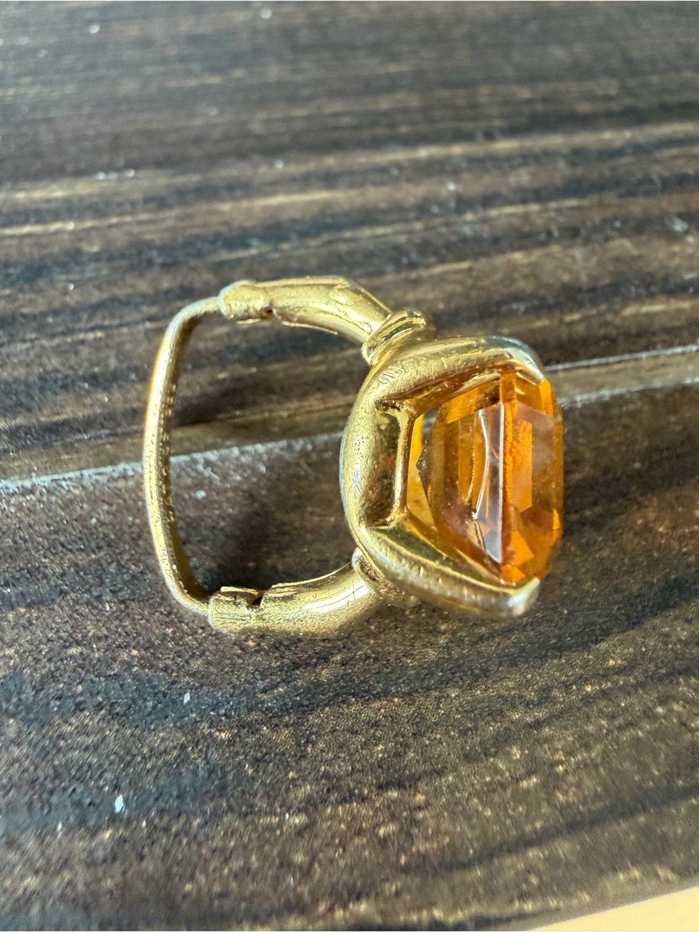 👑 Vintage VENDOME Patented Adjustable Statement Cocktail Ring - Picture 4 of 10